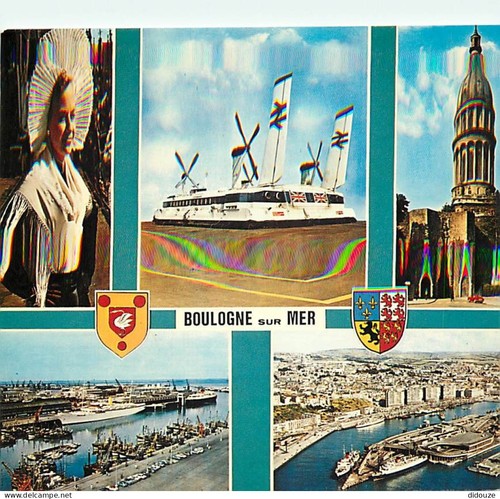Carte postale boulogne - postale,
