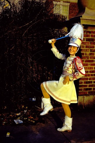 Perky drum majorette fringe - majorette, in