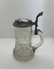 Antique Germany Enameled Beer Glass Mug