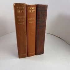 ZANE GREY NOVELS Western Union and Knights Of The Range Vanishing American