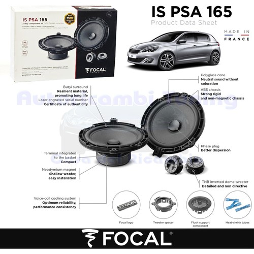 Enceintes arrière focal plug - enceintes,