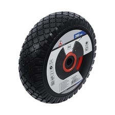 ROUE POUR DIABLE/CHARIOT DE TRANSPORT PU, ROUGE/NOIR 260 mm