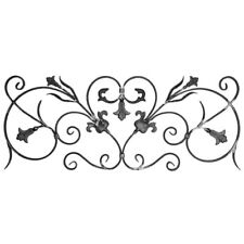 Ornement en fer forgé fer forgé 400x1000mm grille pour garde-corps clôture po...