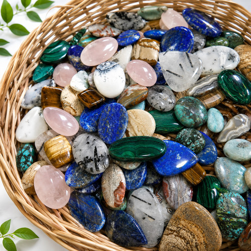 Lot gros cabochon - en,