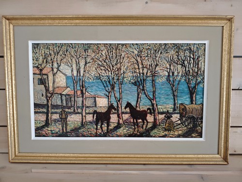 Paysage la roulotte - 🎨, à