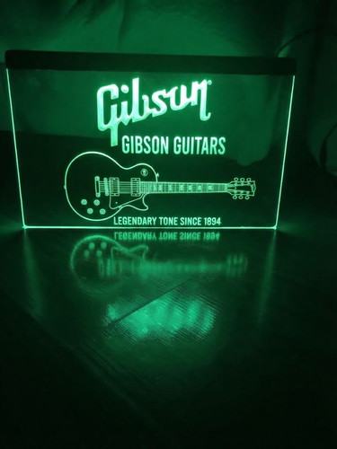 Gibson guitars led néon - gibson,