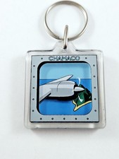 KEYCHAIN - CHAMACO - Depth Effect - Airplane, Hublot - Vintage Fashion 2000s -
