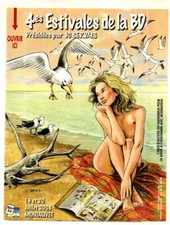 2 étiquettes de vin JC SERVAIS - 2008 - 4es Estivales BD Montalivet