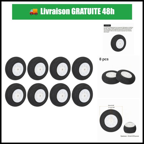 Roues mousse avion - 25, mm