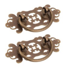  2 Pcs Porte Poignée De Boutons L'armoire Rétro Poignées Garde-robe