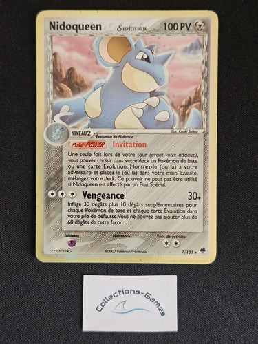 Carte pokémon nidoqueen - carte,