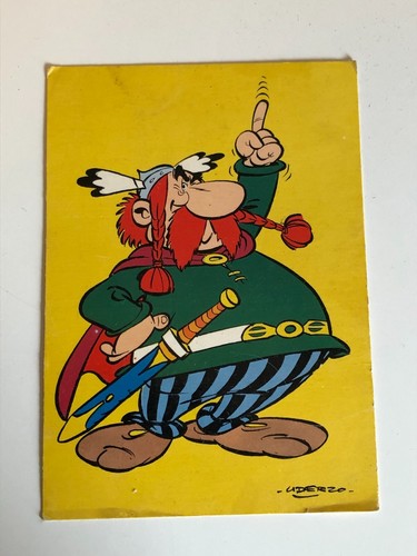 Carte postale cpa asterix et - carte,