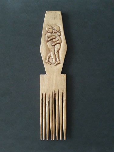 Art africain peigne - art, sculptÉ