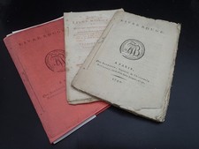 1790 RARES 2 LIVRES ROUGES