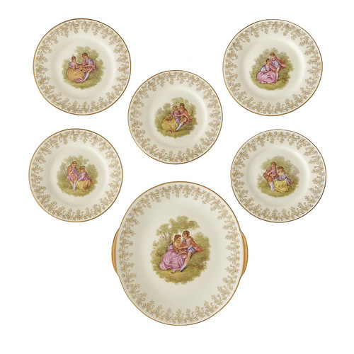 Assiette fragonard service - fragonard,