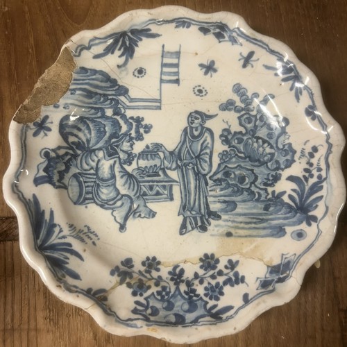 Assiette faïence xviiieme - faïence,