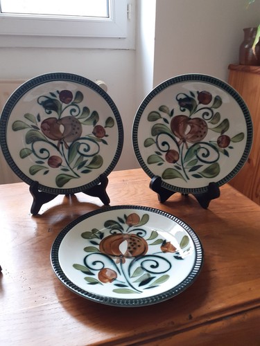 Lot assiettes boch - de, 3