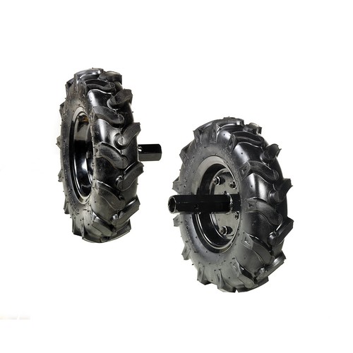 Paire roues caoutchouc - paire, de