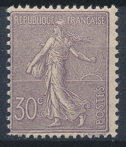 Timbre france 133 1 dent - 133**,