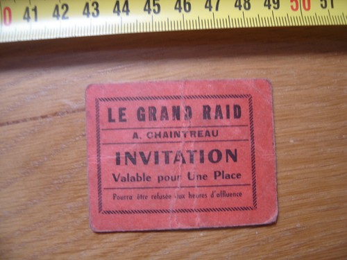 Jeton carton billet - jeton,