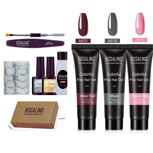 Kit complet poly gel - complet, ongles