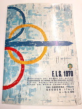 SKI ALPIN DOCUMENTATION CHAMPIONNAT DU MONDE DE SKI VAL GARDENA ITALIE 1970