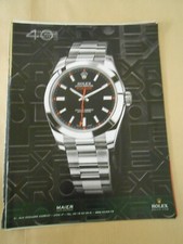 Publicité 2010 Advert Rolex Oyster Perpetual Milgauss