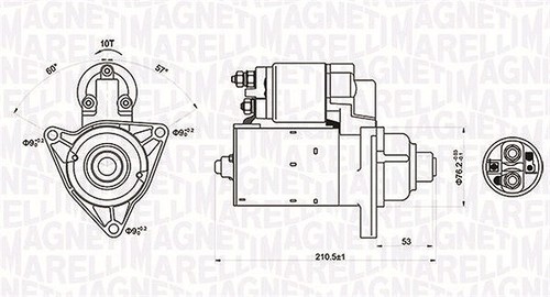 Magneti marelli démarreur - magneti,