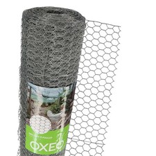Grillage à poule 30 mètres Hauteur 1m - En acier galvanisé – Maille hexagonale 2