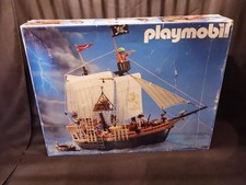 Bateau pirate Playmobil n° 3750, boîte et manuel d'origine des années 70,...
