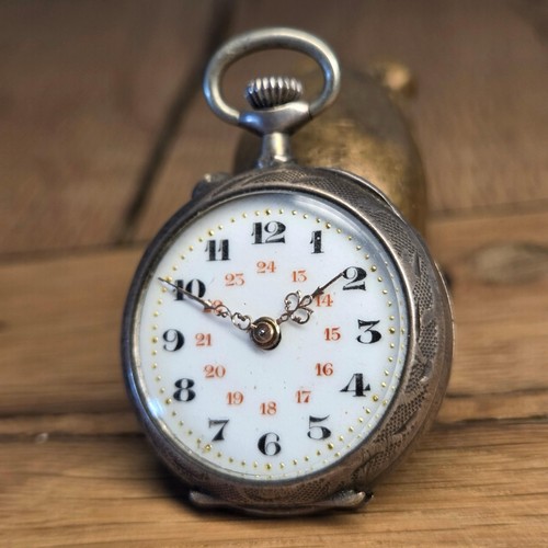 Montre gousset argent - a,