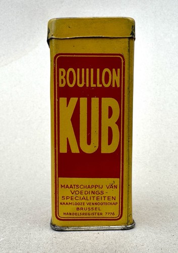 Bouillon kub boîte - :, belge