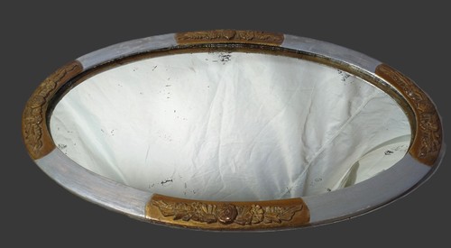 Miroir art déco bois - art, et