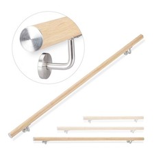 Rampe d'escalier en bois main