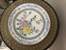 CLOISONNE ASSIETTE PLAT BRONZE