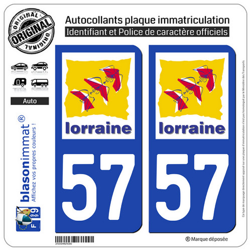 Stickers autocollant plaque - 2,