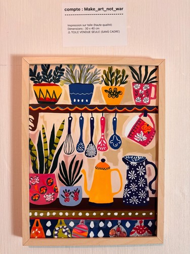 Toile cuisine ustensiles - cuisine,