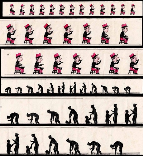 Bande zootrope 1860 - zootrope,