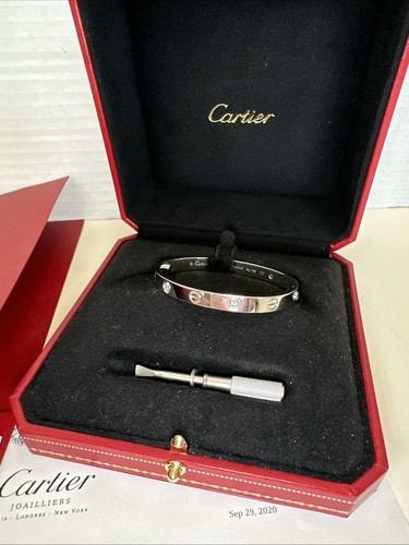 Cartier diamond 18k white - 4,