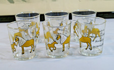 VINTAGE !  6 VERRES  Laiterie