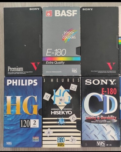 Lot cassettes k7 vhs - lot,