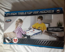 "MD Sports 24" Medal Sports Air Hockey Tabletop, Blue", kids