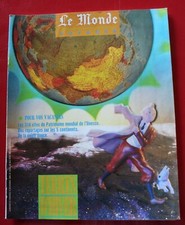 1989 - Le Monde VOYAGES "Terres d'Hiver" Couv. Tintin, Hergé