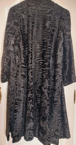 Manteau astrakan breswan noir - manteau, astrakan-breswan