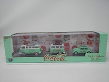 M2 Machines COCA-COLA 1959 VW Microbus Deluxe U.S.A. Model &1953 VW Beetle Delux