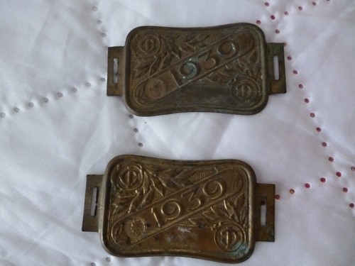 Plaques velo 1930 - velo, -1930-