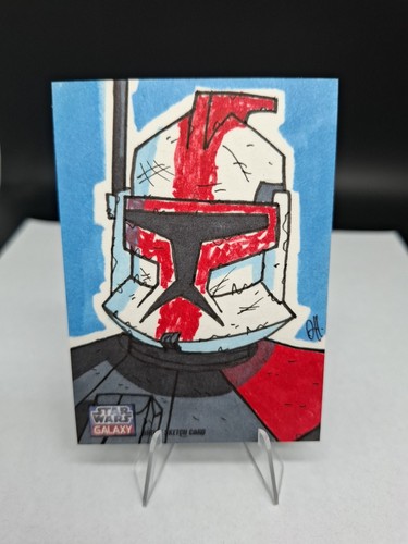 Clone sketch card star wars - clone,
