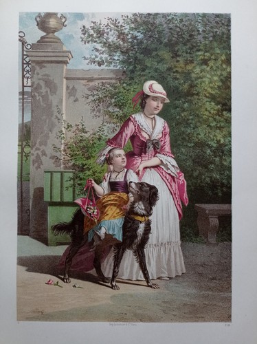 Les élégantes leur chien - les,