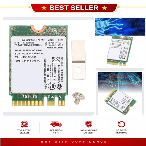 Carte wifi ngff double - m.2,
