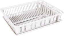 EDA 21 Assiettes Egouttoir à Vaisselle - Blanc